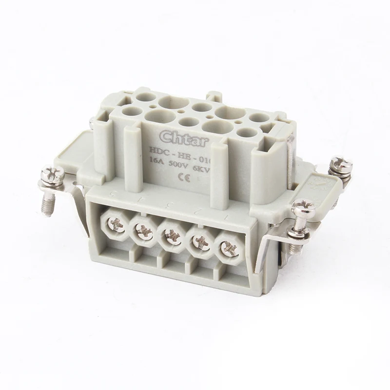 ایم/ایف 10 پن داخل کریں ہیوی ڈیوٹی کنیکٹر